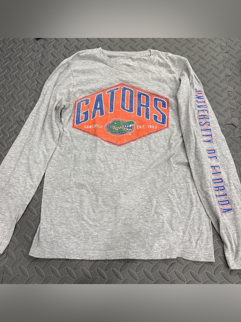 University of Florida Gators Gray Long-Sleeve Tee